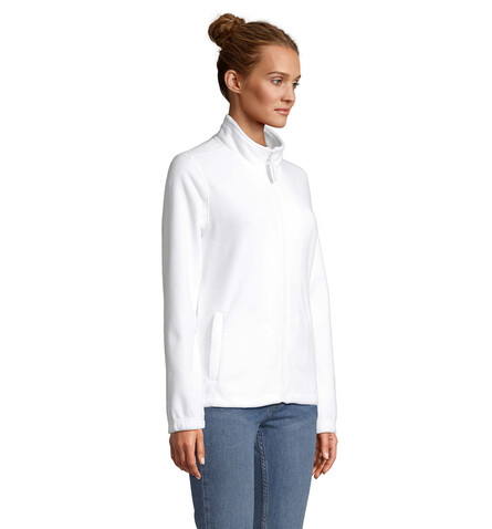 NORTH DAMEN FL JACKE  300g - White bedrucken, Art.-Nr. S54500-WH-S