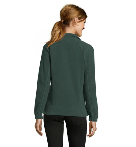 NORTH DAMEN FL JACKE  300g - Grün bedrucken, Art.-Nr. S54500-FI-S