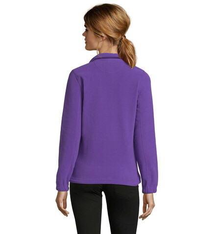 NORTH DAMEN FL JACKE  300g - Dark Purple bedrucken, Art.-Nr. S54500-DA-S
