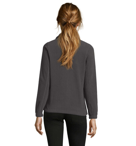 NORTH DAMEN FL JACKE  300g - Anthrazitgrau bedrucken, Art.-Nr. S54500-CR-XXL