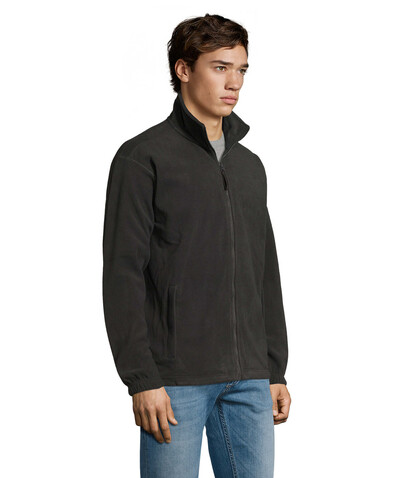 NORTH MEN Fleece-Jacke - Anthrazitgrau bedrucken, Art.-Nr. S55000-CR-XL NORTH MEN Fleece-Jacke - Anthrazitgrau bedrucken, Art.-Nr. S55000-CR-XL