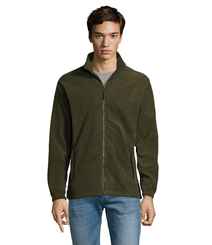 NORTH MEN Fleece-Jacke - Army bedrucken, Art.-Nr. S55000-AR-3XL NORTH MEN Fleece-Jacke - Army bedrucken, Art.-Nr. S55000-AR-3XL