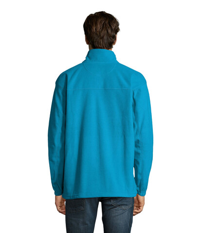 NORTH MEN Fleece-Jacke - Aqua bedrucken, Art.-Nr. S55000-AQ-4XL NORTH MEN Fleece-Jacke - Aqua bedrucken, Art.-Nr. S55000-AQ-4XL
