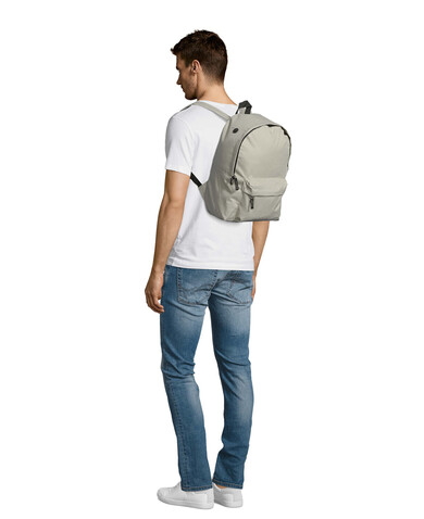 RIDER POLYESTER RUCKSACK - Dune bedrucken, Art.-Nr. S70100-IK-M