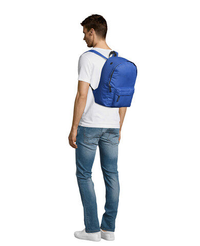 RIDER POLYESTER RUCKSACK - Royal Blue bedrucken, Art.-Nr. S70100-RB-M RIDER POLYESTER RUCKSACK - Royal Blue bedrucken, Art.-Nr. S70100-RB-M