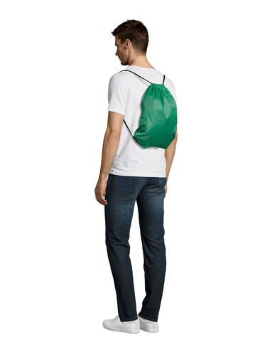 URBAN RUCKSACK POLYESTER - Kelly Green bedrucken, Art.-Nr. S70600-KG-M
