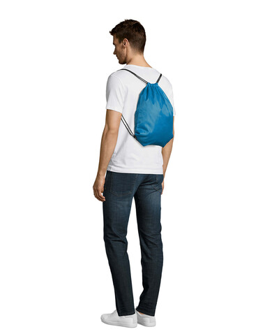 URBAN RUCKSACK POLYESTER - Aqua bedrucken, Art.-Nr. S70600-AQ-M