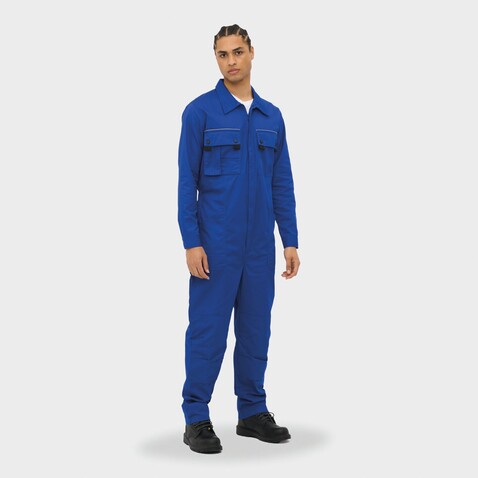 SOLSTICE PRO WEAR OVERALL - Bugatti Blue bedrucken, Art.-Nr. S80902-EI-M
