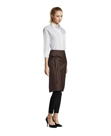 GREENWICH APRON POCKETS - Chocolate bedrucken, Art.-Nr. S88020-CH-M GREENWICH APRON POCKETS - Chocolate bedrucken, Art.-Nr. S88020-CH-M
