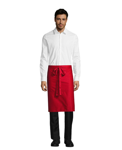 GREENWICH APRON POCKETS - Red bedrucken, Art.-Nr. S88020-RD-M GREENWICH APRON POCKETS - Red bedrucken, Art.-Nr. S88020-RD-M