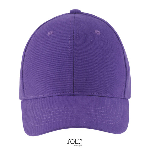 BUFFALO SIX PANEL CAP - Dark Purple bedrucken, Art.-Nr. S88100-DA-M BUFFALO SIX PANEL CAP - Dark Purple bedrucken, Art.-Nr. S88100-DA-M