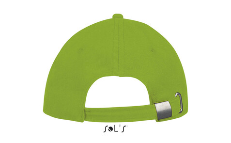 BUFFALO SIX PANEL CAP - Lime bedrucken, Art.-Nr. S88100-LM-M