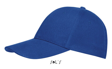 BUFFALO SIX PANEL CAP - Royal Blue bedrucken, Art.-Nr. S88100-RB-M