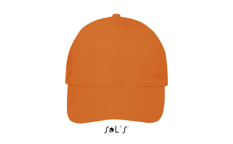 BUFFALO SIX PANEL CAP - Orange bedrucken, Art.-Nr. S88100-OR-M BUFFALO SIX PANEL CAP - Orange bedrucken, Art.-Nr. S88100-OR-M