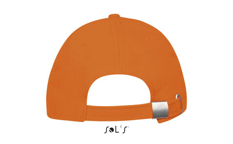 BUFFALO SIX PANEL CAP - Orange bedrucken, Art.-Nr. S88100-OR-M BUFFALO SIX PANEL CAP - Orange bedrucken, Art.-Nr. S88100-OR-M