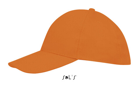 BUFFALO SIX PANEL CAP - Orange bedrucken, Art.-Nr. S88100-OR-M BUFFALO SIX PANEL CAP - Orange bedrucken, Art.-Nr. S88100-OR-M