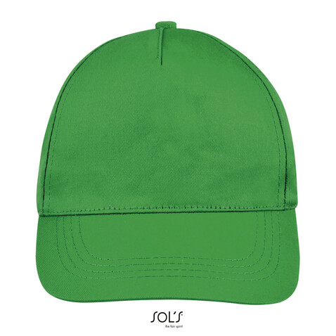 BUZZ FIVE PANEL CAP - Kelly Green bedrucken, Art.-Nr. S88119-KG-M BUZZ FIVE PANEL CAP - Kelly Green bedrucken, Art.-Nr. S88119-KG-M