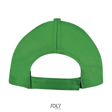 BUZZ FIVE PANEL CAP - Kelly Green bedrucken, Art.-Nr. S88119-KG-M BUZZ FIVE PANEL CAP - Kelly Green bedrucken, Art.-Nr. S88119-KG-M
