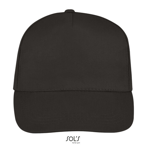 BUZZ FIVE PANEL CAP - Dunkelgrau bedrucken, Art.-Nr. S88119-DG-M