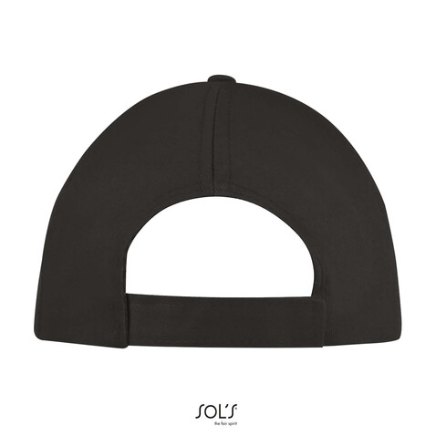 BUZZ FIVE PANEL CAP - Dunkelgrau bedrucken, Art.-Nr. S88119-DG-M