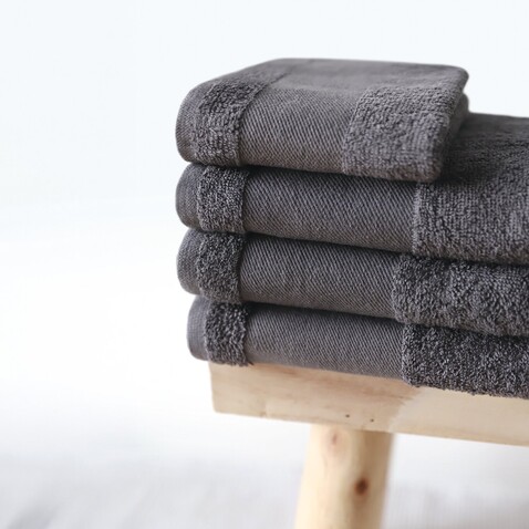 ISLAND 70 BATH TOWEL - Dunkelgrau bedrucken, Art.-Nr. S89001-DG-M