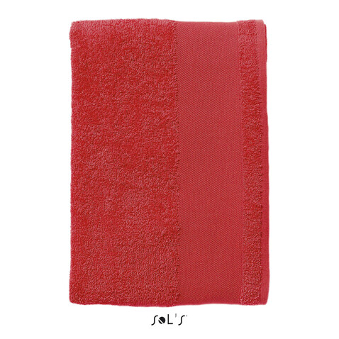 BAYSIDE 50 HAND TOWEL - Red bedrucken, Art.-Nr. S89007-RD-M