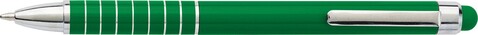 Kugelschreiber Oliver | Aluminium | Stylus – Grün bedrucken, Art.-Nr. 004999999_0647