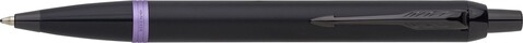 Parker IM Vibrant Rings Kugelschreiber | Metall – schwarz/violett bedrucken, Art.-Nr. 100999128_1006049