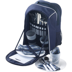 Picknickrucksack Neo | 25 Stück – Blau bedrucken, Art.-Nr. 005999999_2645