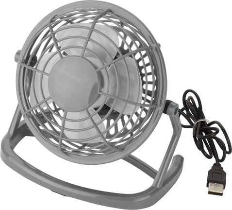 USB-Ventilator aus Kunststoff Preston – Grau bedrucken, Art.-Nr. 003999999_3639 USB-Ventilator aus Kunststoff Preston – Grau bedrucken, Art.-Nr. 003999999_3639