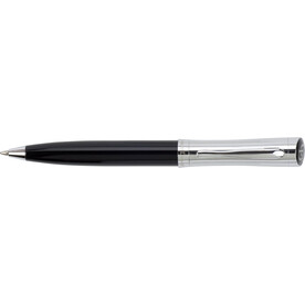 Charles Dickens Kugelschreiber Sasha | Kupfer – Schwarz/Silber bedrucken, Art.-Nr. 050999999_3865