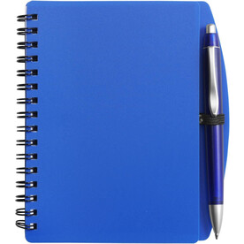Notizbuch Kimora | A6 | Liniert – Blau bedrucken, Art.-Nr. 005999999_5139