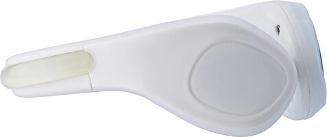 LED-Lampe aus ABS-Kunststoff/Silikon Rosanna – weiß/rot bedrucken, Art.-Nr. 188999999_5367 LED-Lampe aus ABS-Kunststoff/Silikon Rosanna – weiß/rot bedrucken, Art.-Nr. 188999999_5367