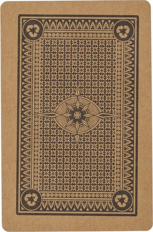 Spielkarten Andreina | 54 Karten – Braun bedrucken, Art.-Nr. 011999999_710073
