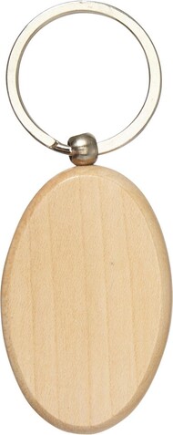 Schlüsselanhänger Katherine | Holz – Braun bedrucken, Art.-Nr. 011999118_7300