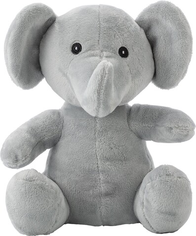 Plüschelefant Jessie – Grau bedrucken, Art.-Nr. 003999999_747962