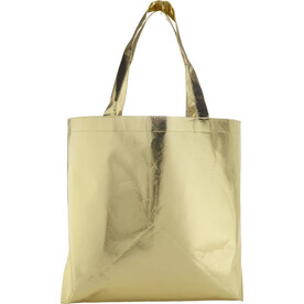 Einkaufstasche Johnathan | Vlies 80 g/m² | Laminiert – Gold bedrucken, Art.-Nr. 031999999_7724