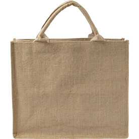 Einkaufstasche Ridley | Jute | 17 l – Braun bedrucken, Art.-Nr. 011999999_7822