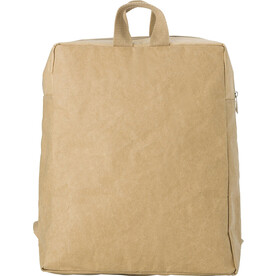 Rucksack Samanta | Papier | 10 l – Braun bedrucken, Art.-Nr. 011999999_8262