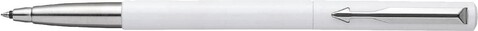 Parker Vector Tintenroller | Metall – Weiß bedrucken, Art.-Nr. 002999999_8510