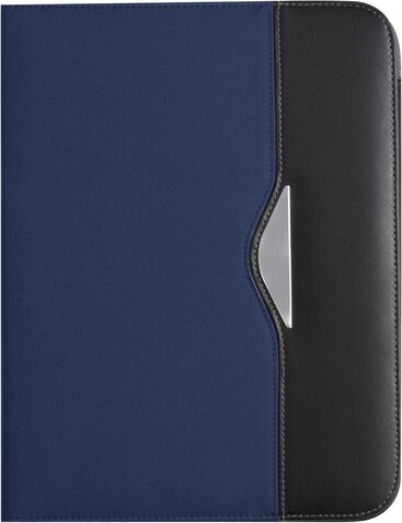 Konferenzmappe Ivo | Polyester 600D | A4 – Blau bedrucken, Art.-Nr. 005999999_8668 Konferenzmappe Ivo | Polyester 600D | A4 – Blau bedrucken, Art.-Nr. 005999999_8668