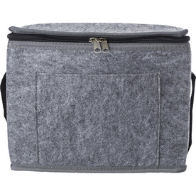 KÃ¼hltasche Mason | Filz | Aluminiumfolien-Innenfutter – Grau bedrucken, Art.-Nr. 003999999_971808