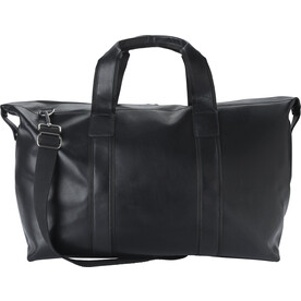 Weekender Noah | Leder | 7 l – Schwarz bedrucken, Art.-Nr. 001999999_971812