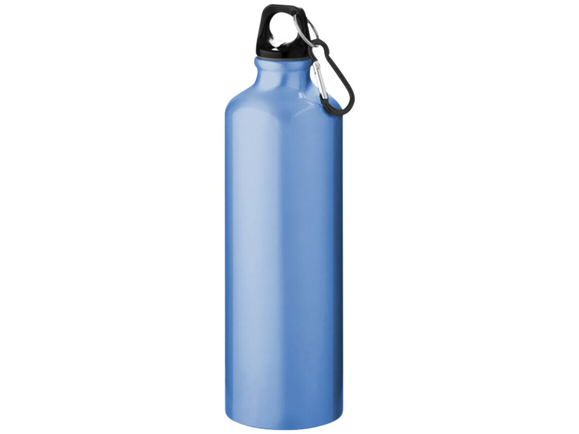 Pacific 770 ml Trinkflasche mit Karabiner, hellblau bedrucken, Art.-Nr. 10029704