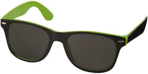 Sun Ray Sonnenbrille mit zweifarbigen Tönen, limone, schwarz bedrucken, Art.-Nr. 10050003