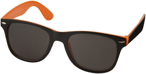 Sun Ray Sonnenbrille mit zweifarbigen Tönen, orange, schwarz bedrucken, Art.-Nr. 10050004