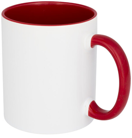 Pix 330 ml Colour-Pop Sublimations-Tasse, rot bedrucken, Art.-Nr. 10052202