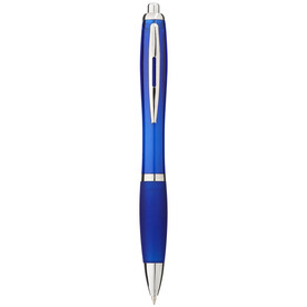 Nash Kugelschreiber mit farbigem Schaft und Griff, royalblau bedrucken, Art.-Nr. 10639901