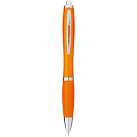 Nash Kugelschreiber mit farbigem Schaft und Griff, orange bedrucken, Art.-Nr. 10639906