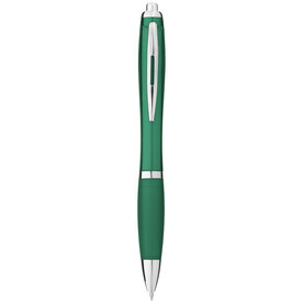 Nash Kugelschreiber mit farbigem Schaft und Griff, grün bedrucken, Art.-Nr. 10639908